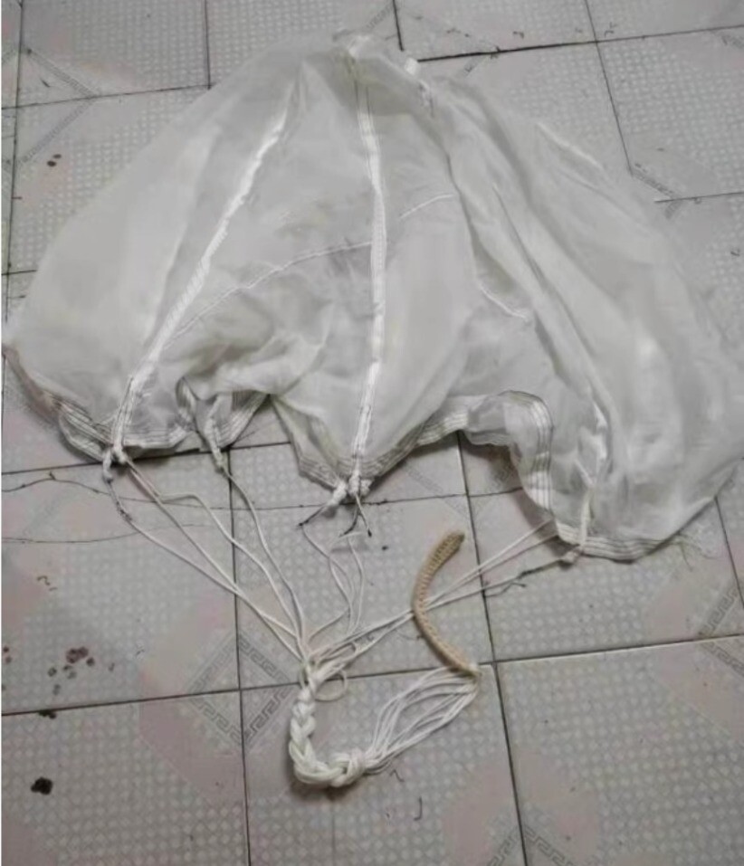 Aerospace Army Military Supply Cargo Drop Vintage Parachute Diameter  1.7m/5.57Ft