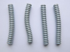 Lego Hose Ribbed 7mm D. 9L x4 Silver Gray tube tubing technic space star wars 