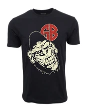 90'S GORILLA BISCUITS BLACK GRAPHIC T-SHIRT