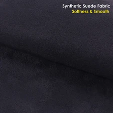 Suede Black Headliner Fabric Foam Backed Replace For Honda Infinity Jeep Jaguar