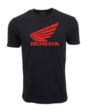 RIDE RED WINGS LOGO T SHIRT BLACK WITH RED
