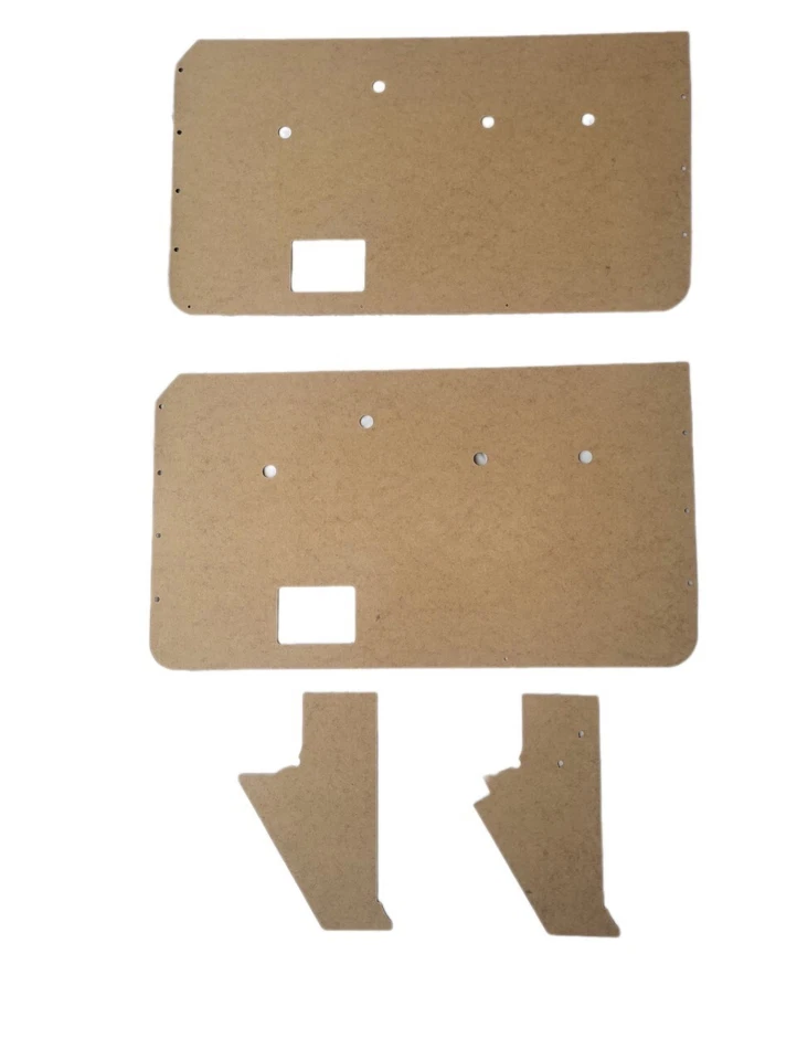 一对手动前门板带踢板适合吉普 J 系列 73-88 — 第 3/4 张图片