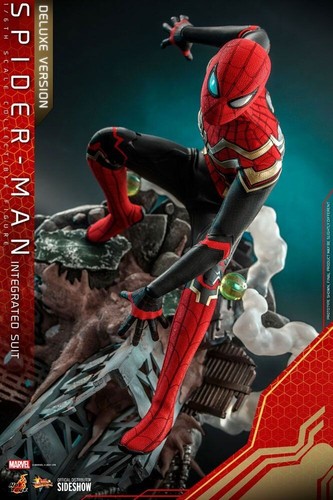 Action Figure Spider-Man No Way Home Movie Masterpiece Deluxe 1/6 - Foto 8 di 24