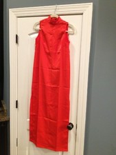 Nasty Gal Women's Lights Out Sleeveless Maxi Dress AH7 Red Size US:6 NWT