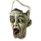 Halloween Skull Zombies Head Candy Bags Treat Biscuit Gift Party Bag Decor Latex