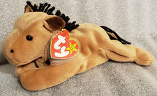 TY ORIGINAL BEANIE BABY 1995 – Derby the Coarse Mane No Star Horse – 8”