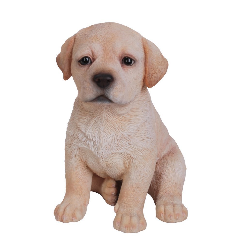 Labrador Golden Puppy Vivid Art Pet Pals Garden Ornament