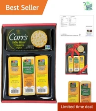 Gourmet Wisconsin Cheese & Cracker Gift Box - Perfect for Charcuterie Boards