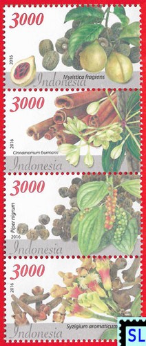 Indonesia Stamps 2016, Spices, MNH