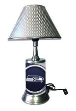 Seattle Seahawks Lamp NFL Table Lamp with Shade Desk Light Room Decor