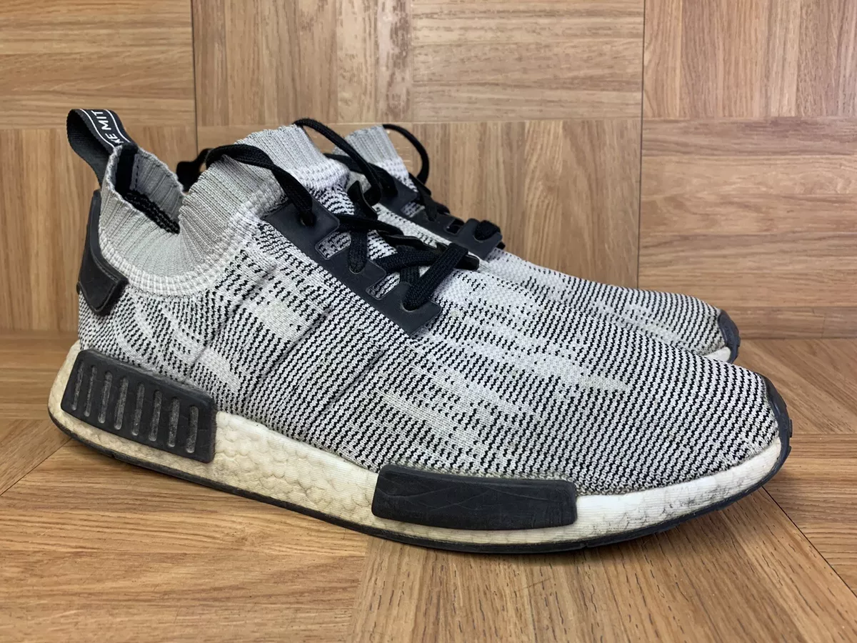 RARE🔥 Boost NMD_R1 Primeknit Sesame Black White AQ0899 Sz 13 Shoes | eBay