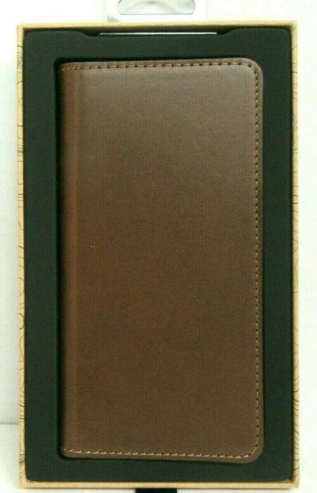 NUEVA Funda de Teléfono Folio de Cuero Nómada MARRÓN para Samsung Galaxy S8 Pátina Resistente Foto 2 de 3