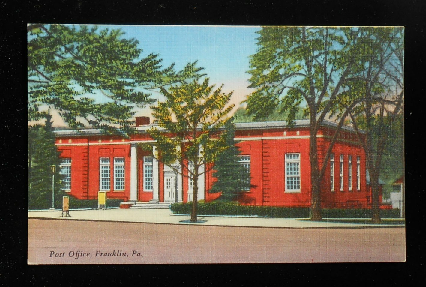 1950s Post Office Franklin PA Venango Co Postcard Pennsylvania eBay