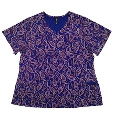 Barco KD110 Scrub Top 8107-BPA Boho Paisley