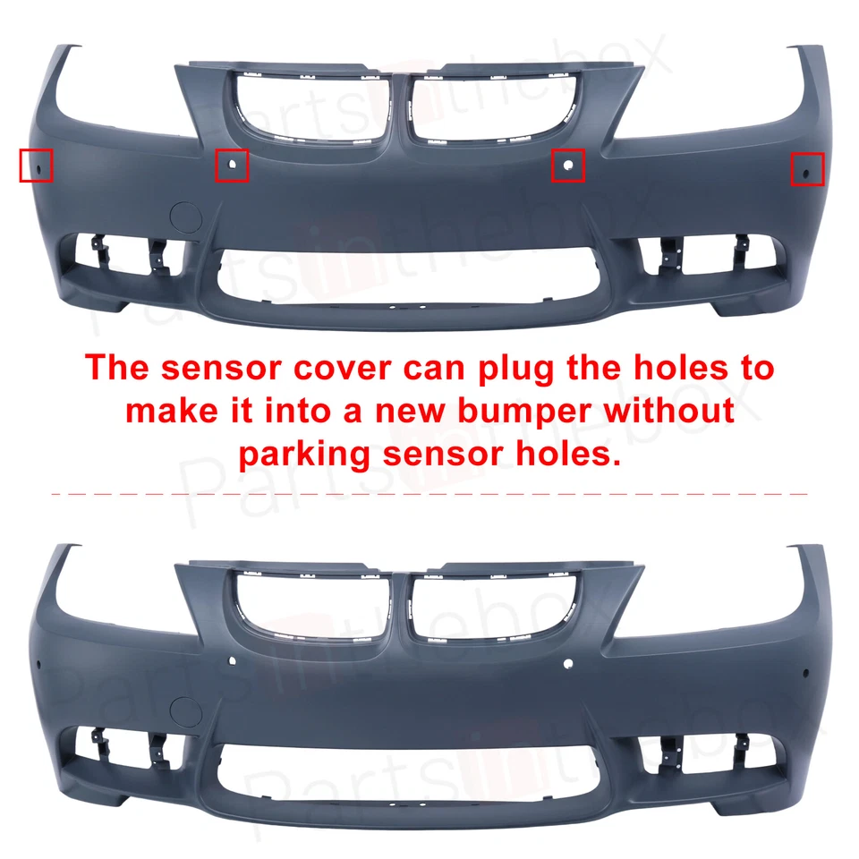 M3 Style Front Bumper Grille Conversion Kit For 2006-2008 BMW E90 320i 325i 335i - Image 3 of 4