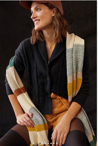 ANTHROPOLOGIE Pilcro Cable-Knit 