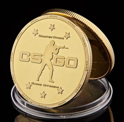 Counter Strike | CS GO | Global Offensive | Gold Plated Coin