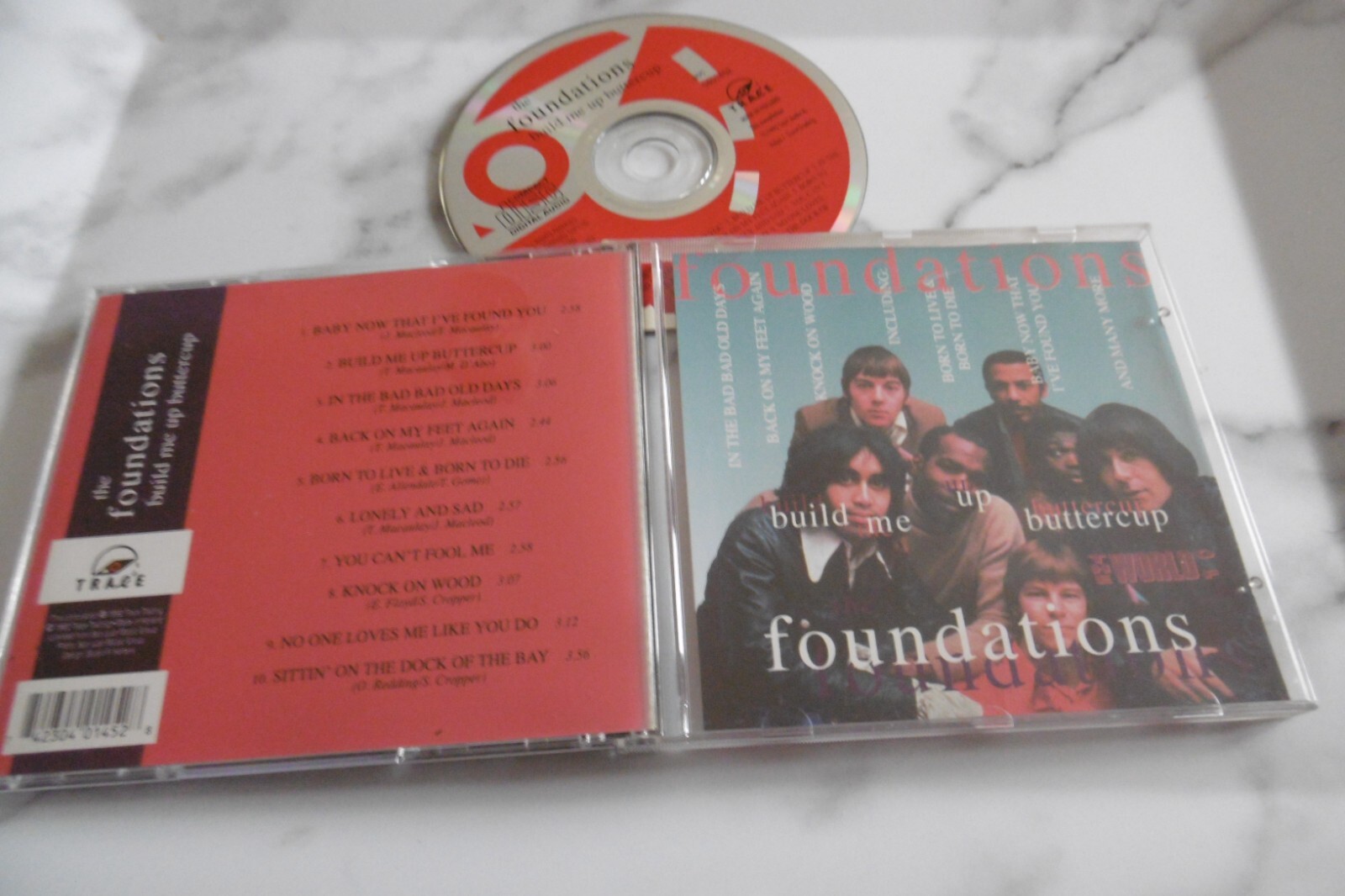 THE FOUNDATIONS WORLD OF CD 1992 TRACE BABY NOW FOUND YOU BUILD ME UP BUTTERCUP