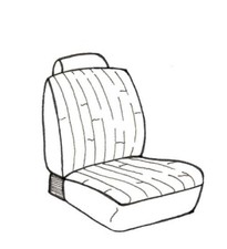 Mosaic Universal Low Back Bucket Seat Covers Sheepskinacrylic White Color Pair