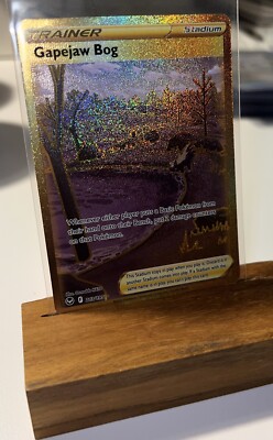 Gapejaw Bog 213/195 Silver Tempest Holo Gold Secret Rare Pokemon TCG Card |  eBay