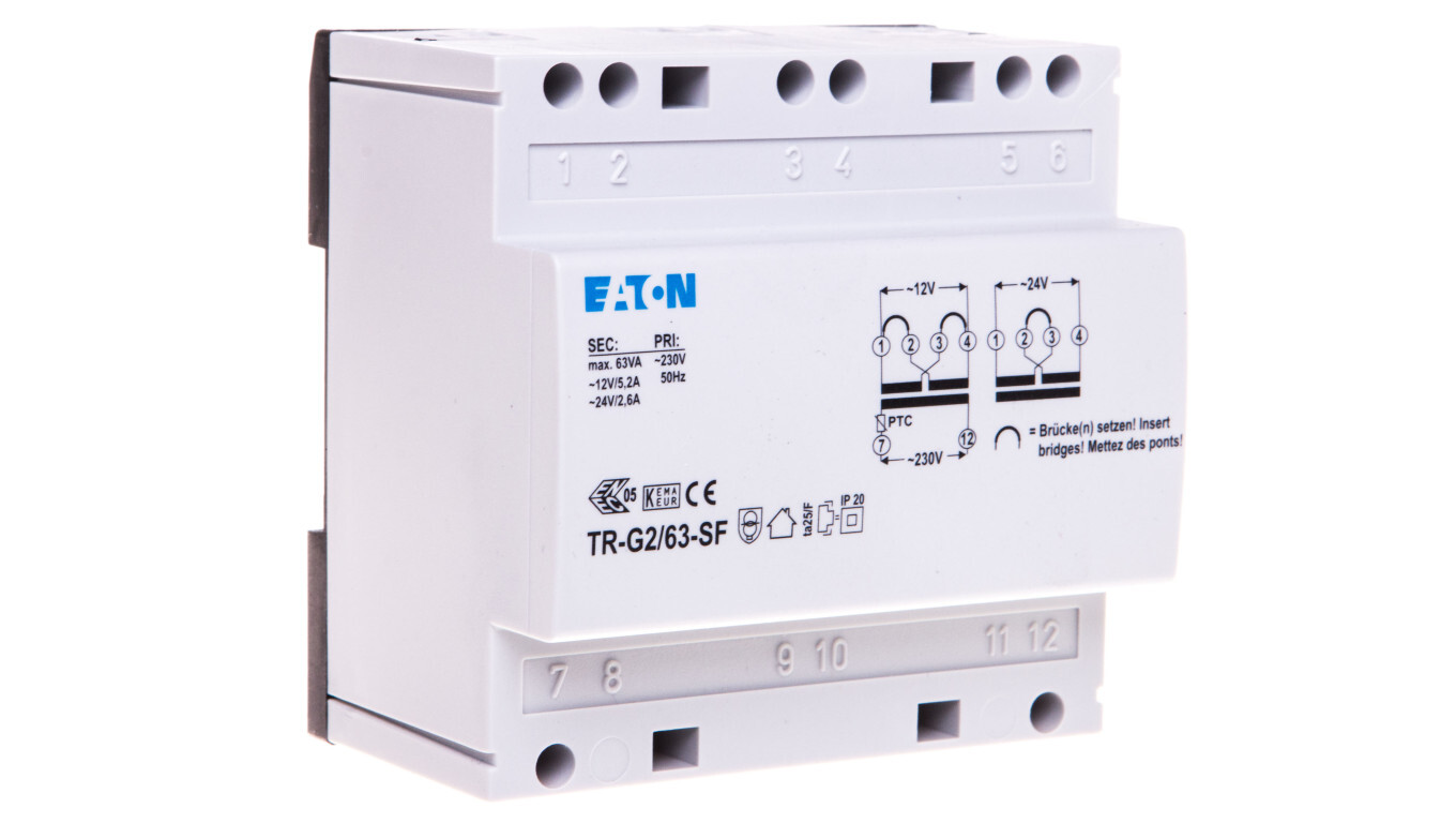 Bell transformer 230 / 12-24V AC 5,25-2,63A TR-G2 / 63-SF 272485 /T2UK