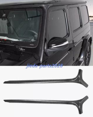 Real Carbon Fiber Windshield A-pillar cover trim For G-Class W464