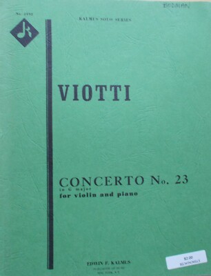 【中古】 Violin Concerto 2 Holdridge ,Dicterow ,Lso Spohr Concerto No. 2: Violin Sheet Music