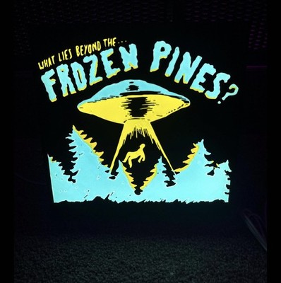 Lord Huron LED Custom Light Box - Frozen Pines
