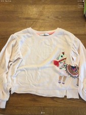Marks and Spencer Girls Longed Sleeve Top / Sweatshirt Age 8-9