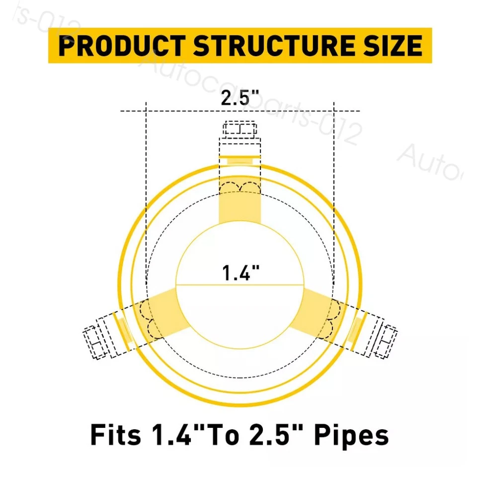 Stainless Steel Chrome Rear Exhaust Pipe Tail Muffler Tip For Mazda CX-5 Foto 3 de 4