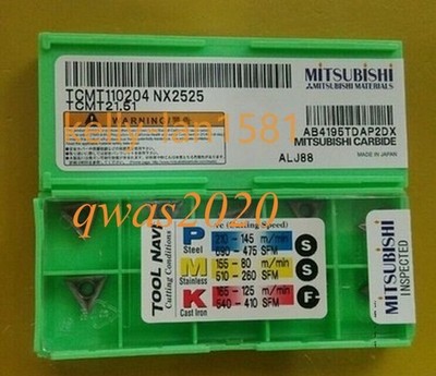 MITSUBISHI TCMT110204 NX2525 TCMT21.51 Carbide Insert NEW 10PCS