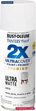 Rust-Oleum 331181 Painter's Touch 2X Ultra Cover Spray Paint, 12 oz, Ultra Matte