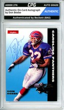 Authentic On-Card Autograph Signed by Don Beebe CPG Auto Grade AUTHENTIC
