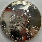 1962 Proof Ben Frankling Half Dollar Exact Coin Imaged #BEN4