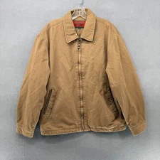 Bafu Collection Jacket Mens Large Brown Canvas Japanese Original Classic Outdoor