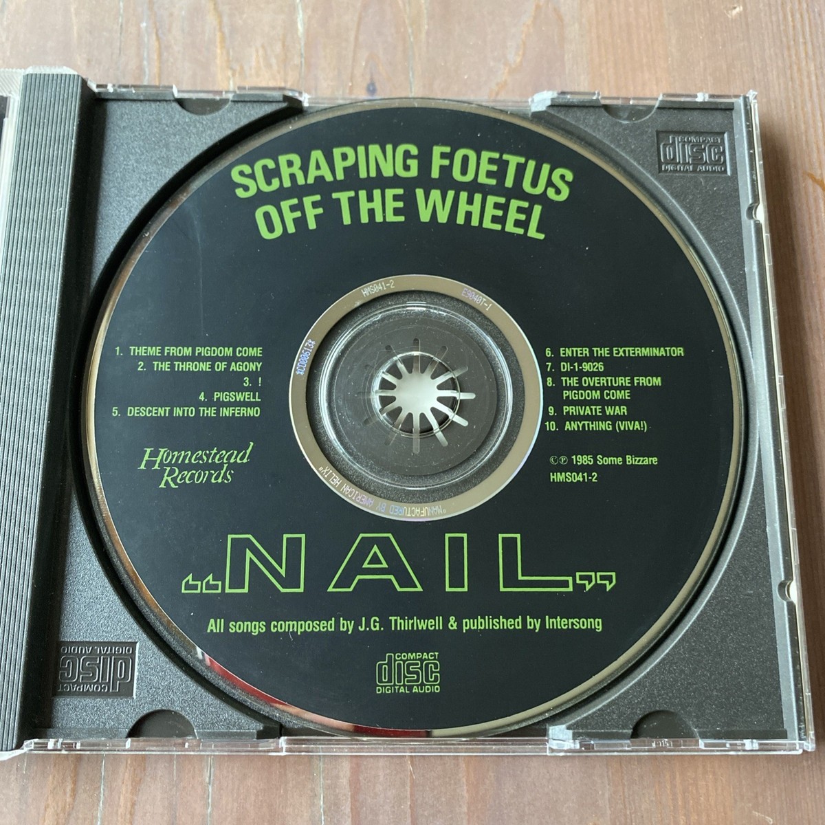 Nail by Scraping Foetus Off The Wheel (CD 1985) | eBay