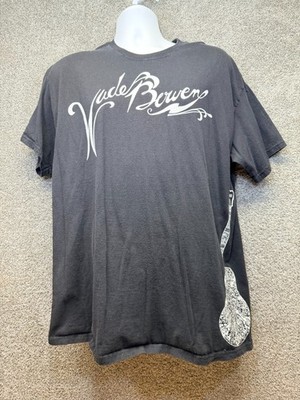 Hanes Mens XL Wade Bowen Guitar Side Tour Texas Country Western T Shirt Black