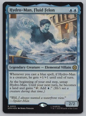 MTG - FOIL Hydro-Man, Fluid Felon - Marvel's Spider-Man (SPM) -E501