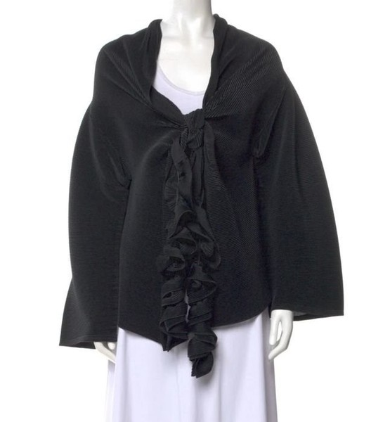 Women Issey Miyake Shirt Black Polyester 4