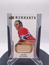 2024-25 Upper Deck Engrained Icons Remnants #RHR Henri Richard STICK /65