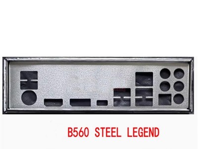 Shield I/O IO Backplate For ASRock B560 STEEL LEGEND Motherboard