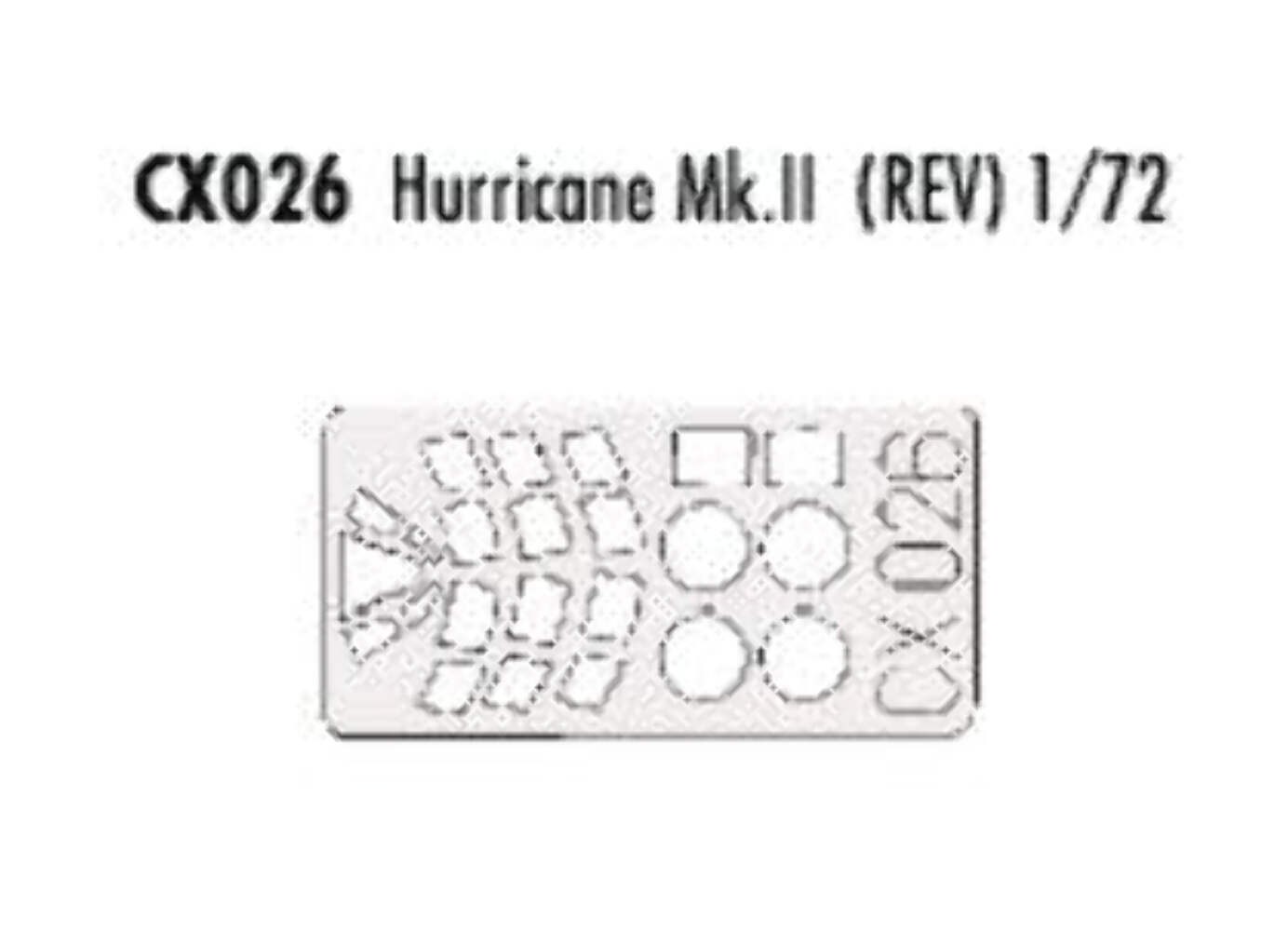 Eduard CX026 1:72 Hawker Hurricane Mk.II