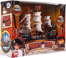 Rhode Island Novelty 10 Inch Pirate Boat
