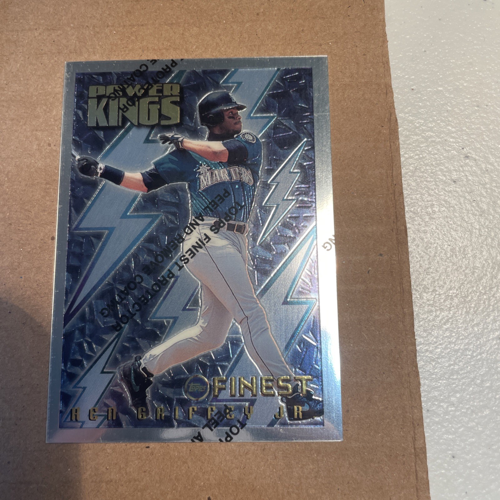 1995 Topps Finest Power Kings Ken Griffey Jr #PK10 w/coating