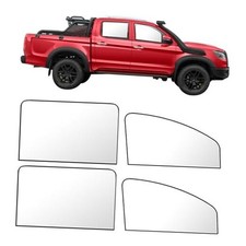 Opuwei Car Side Window Sun Shade, 2PCS Front Side Window 4 PCS Silver