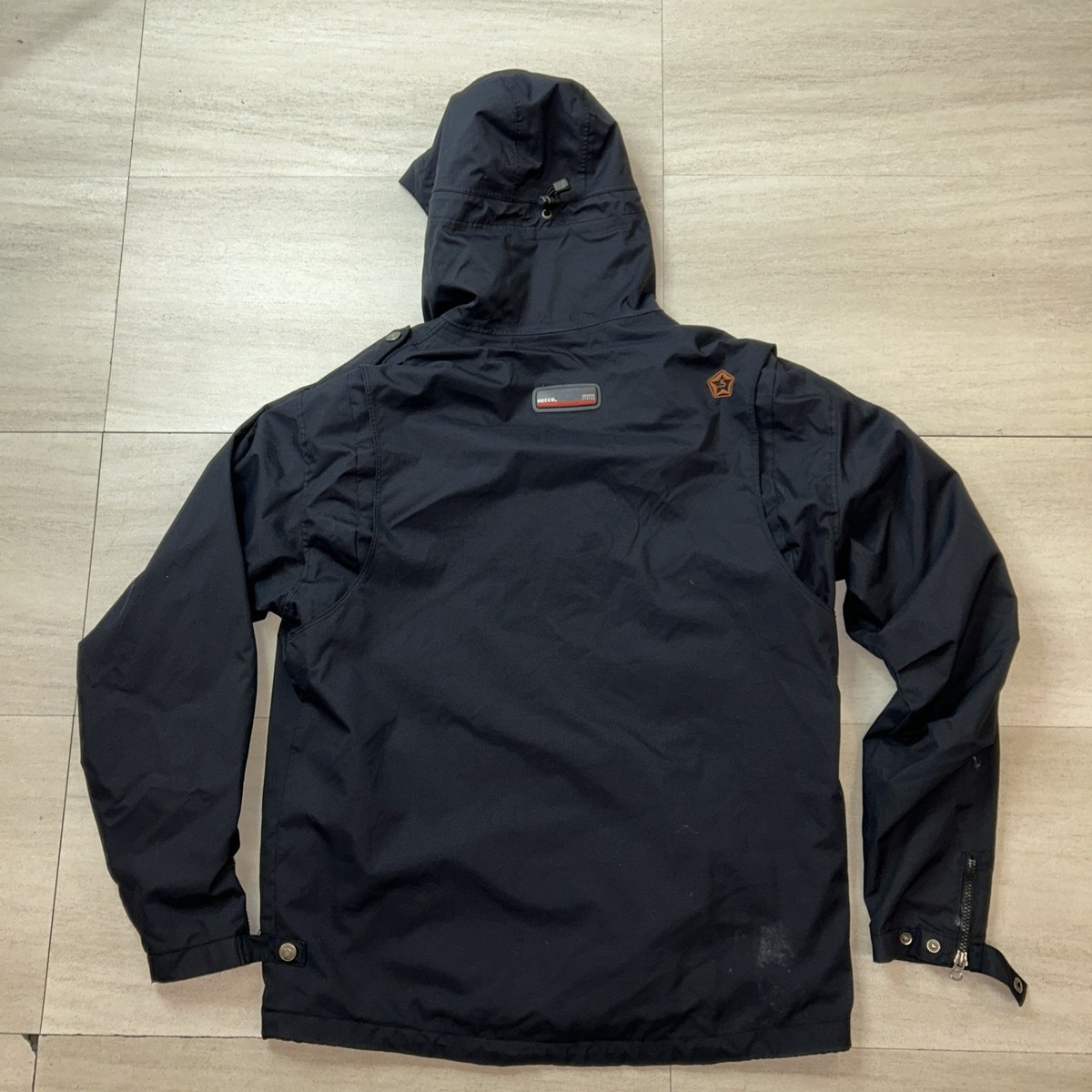 Sessions Jacket Mens Medium Black Recco Ski Snowboard Full Zip
