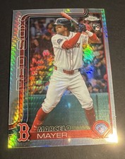 2025 Topps Update Series 1990 Topps Chrome Refractor Marcelo Mayer