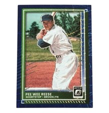 #60 2025 Donruss Optic Blue Velocity Pee Wee Reese Brooklyn Dodgers