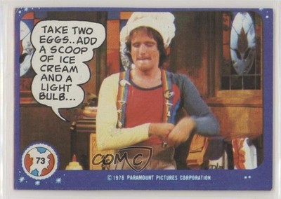 1978 Mork & Mindy Take Two Eggs Add A Scoop of Ice Cream and Light Bulb #73 0w6