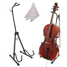 WayvPoint Support Violoncelle Réglable Crochet Pliable Arc Complet Tissu Microfibre